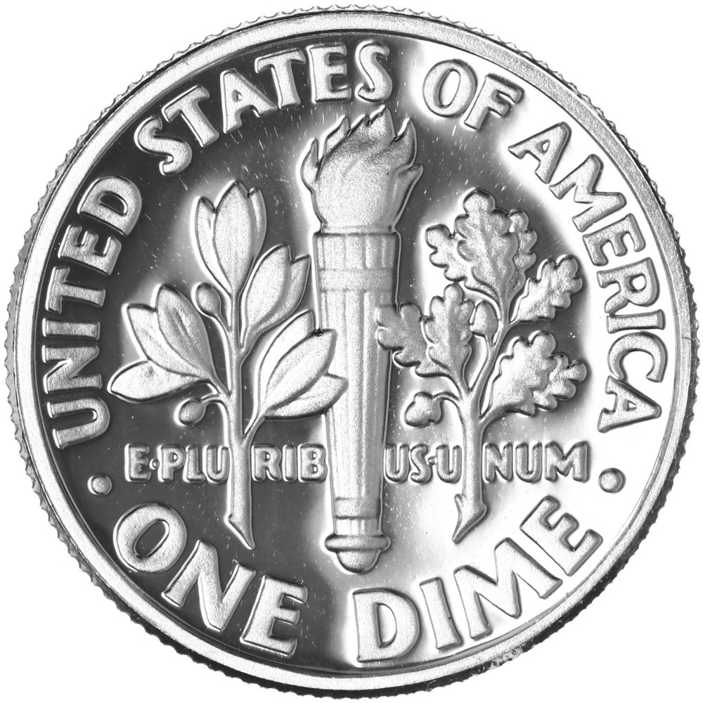 1996 S Roosevelt Dime Gem DCam Proof 90% Silver