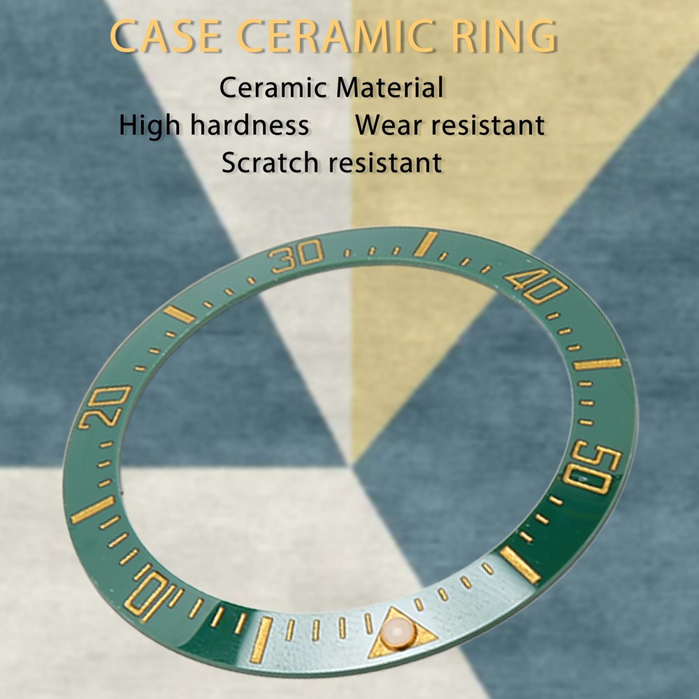 1 X Ceramic Watch Bezel Insert Exquisite Replacement Accessory For Watchmaker