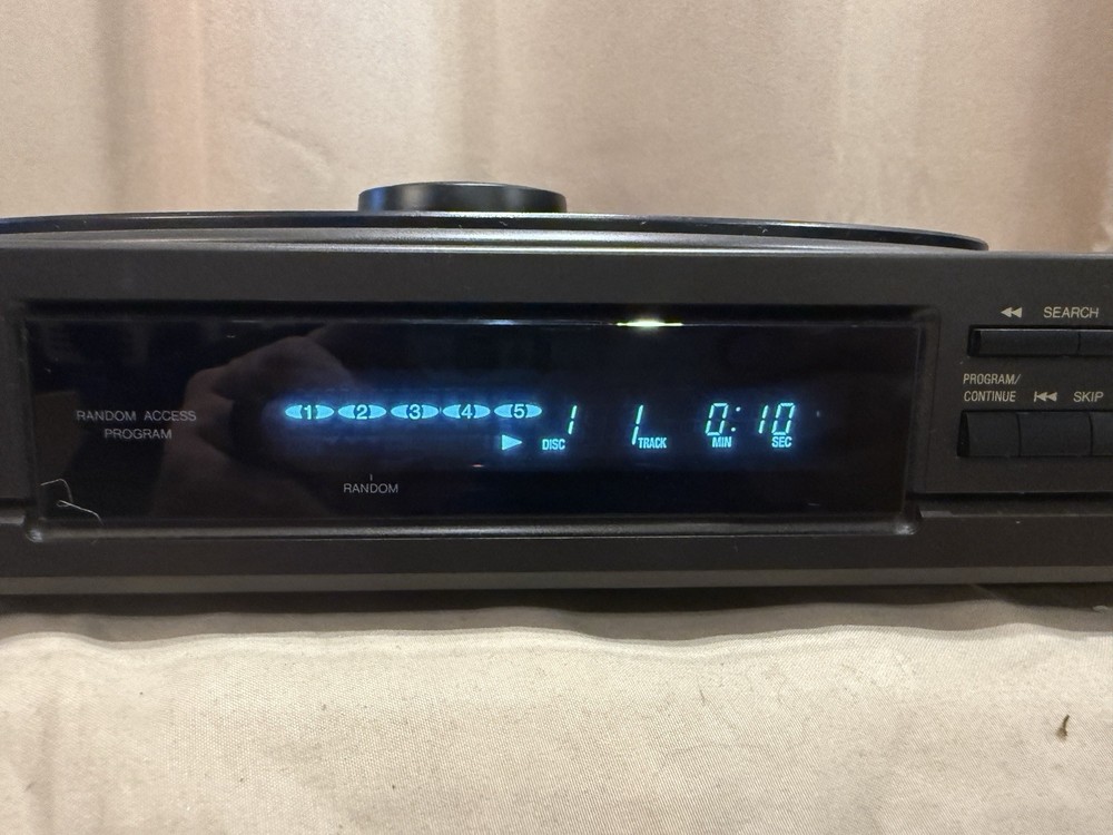 💙Technics SL-PC505 Audio 5 CD Carousel Compact Disc Player~Full Tested