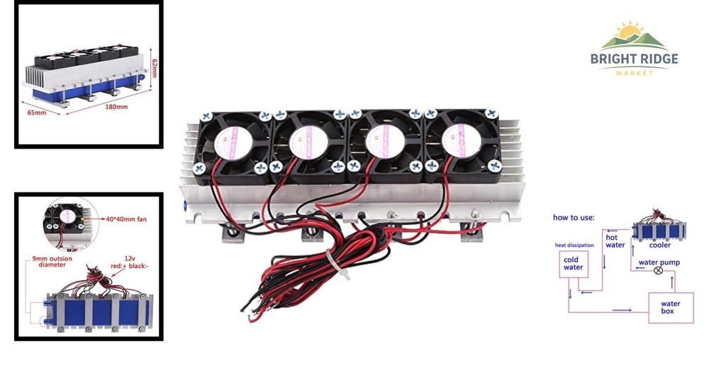 Compact Thermoelectric Cooling System for Small Space Refrigeration Needs