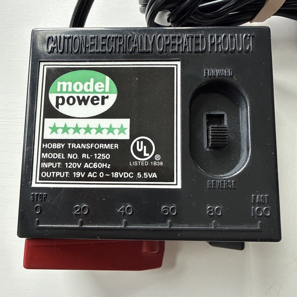 Model Power Hobby Transformer RL-1250 - Model Train Control