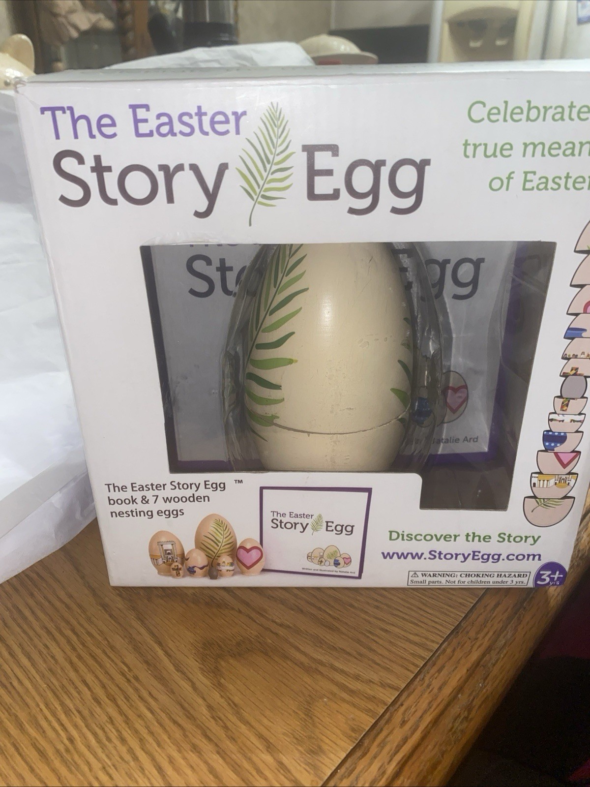 The Easter Story Egg: Celebrate the trust meaning of Easter NEW IN BOX