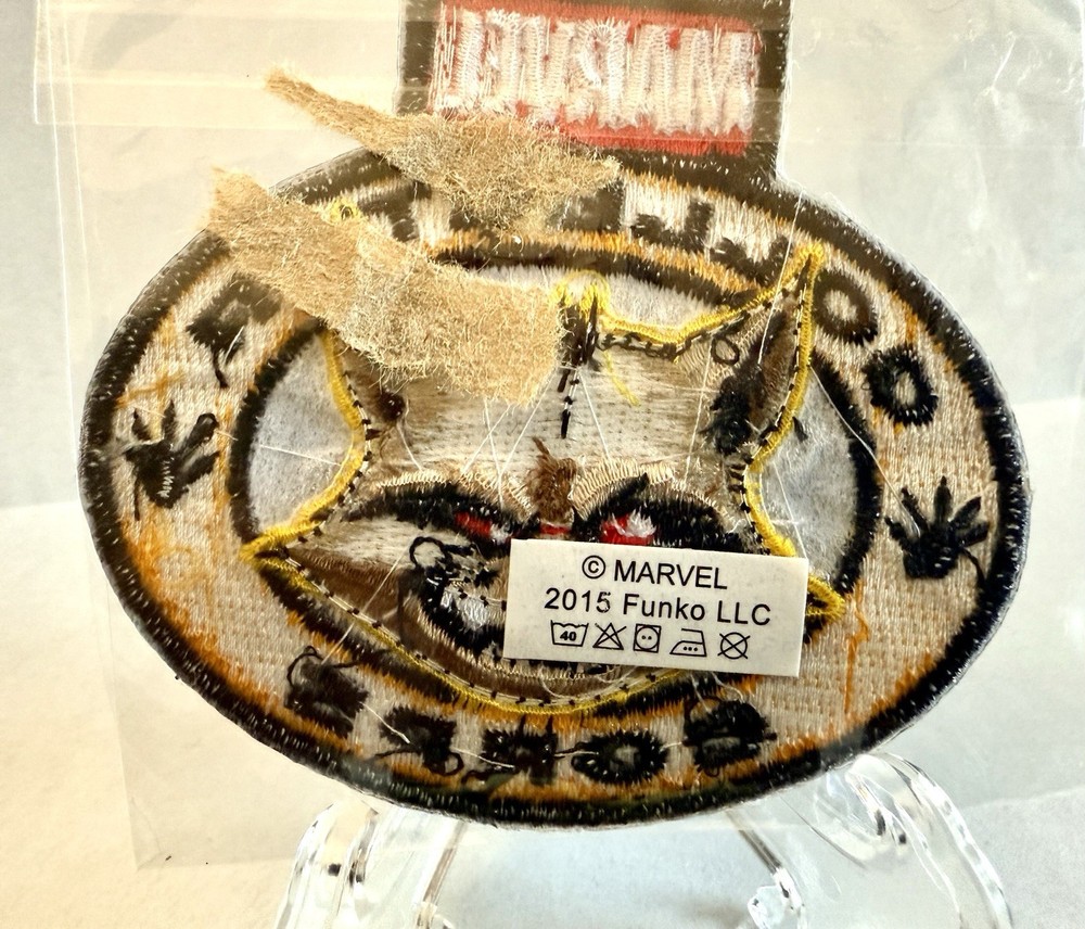 Funko Iron-On Patch - ROCKET RACCOON - Marvel Collector Corps MARVEL COMICS