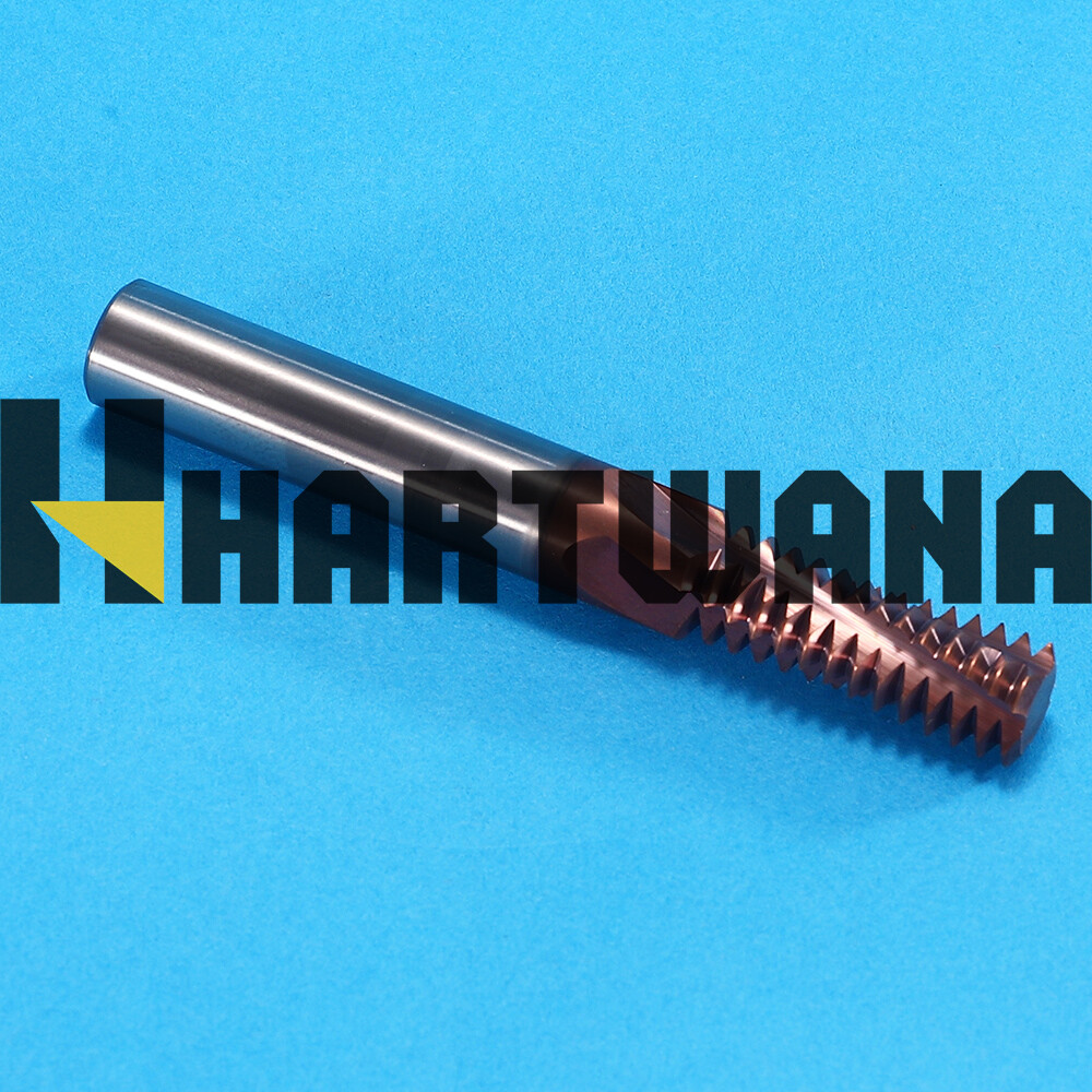 13UNC-1/2 CARBIDE THREAD MILL SOLID CARBIDE TiAlN Thread 4-Flute Milling