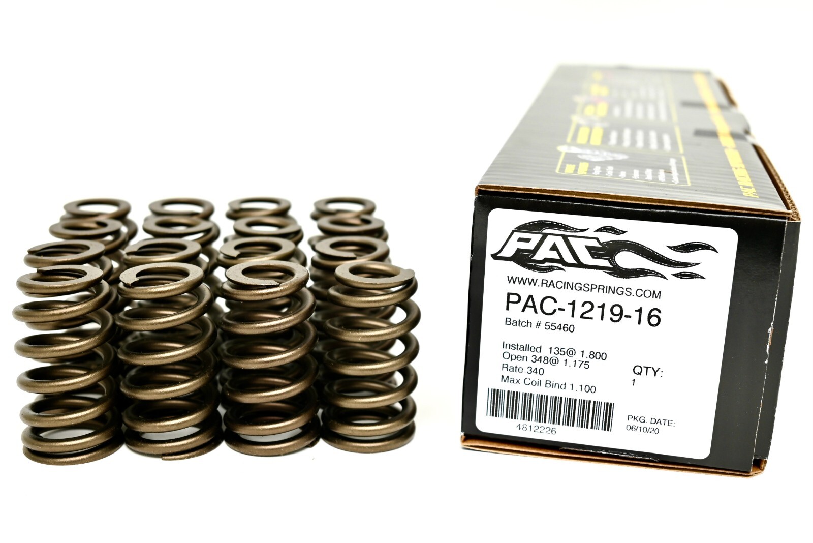 PAC Racing Springs PAC-1219 1.307 Valve Springs Beehive LS .625" Lift pac1219