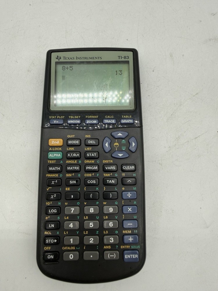Texas Instruments TI-83 Graphing Calculator with Cover