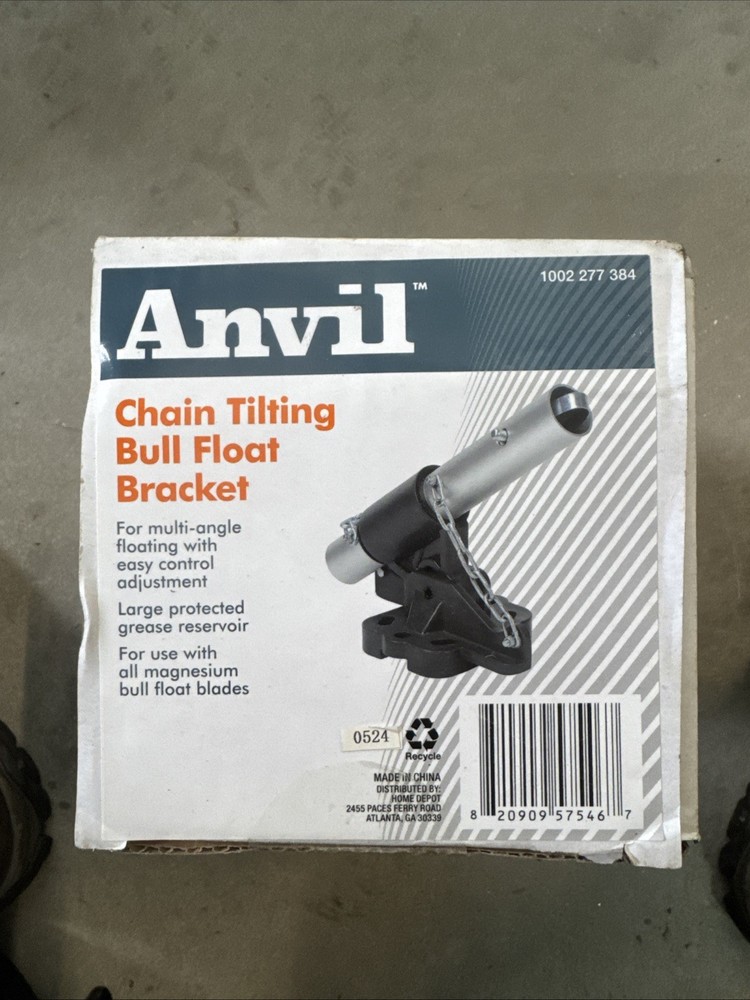 Anvil Chain Bull Float Bracket Adjustable Concrete Tool Durable Aluminum Adapter