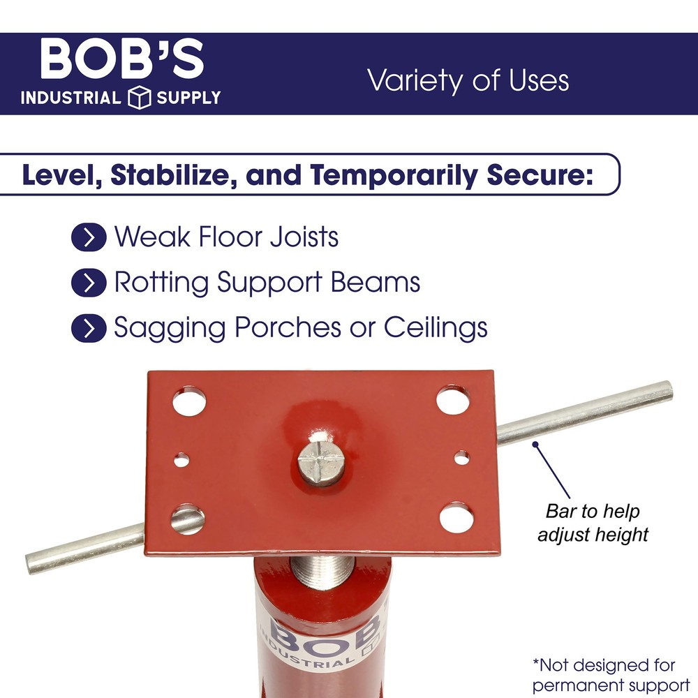 BISupply Adjustable Floor Jack Post Basement 2pk - 150in Ceiling Support Pole