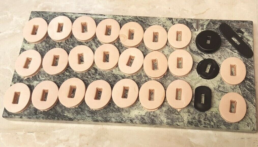 Leather Fixed Blade Knife Handle Repair Kit for Ka-bar Kabar Fighting Knife