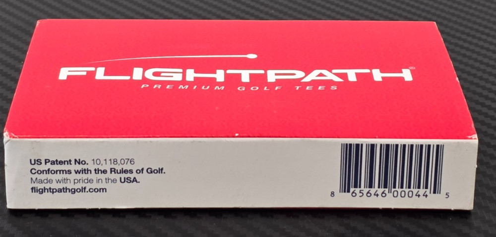 FlightPath Golf Tees 3.25 Inch White Plastic 8 Pack Robotically Tested Premium