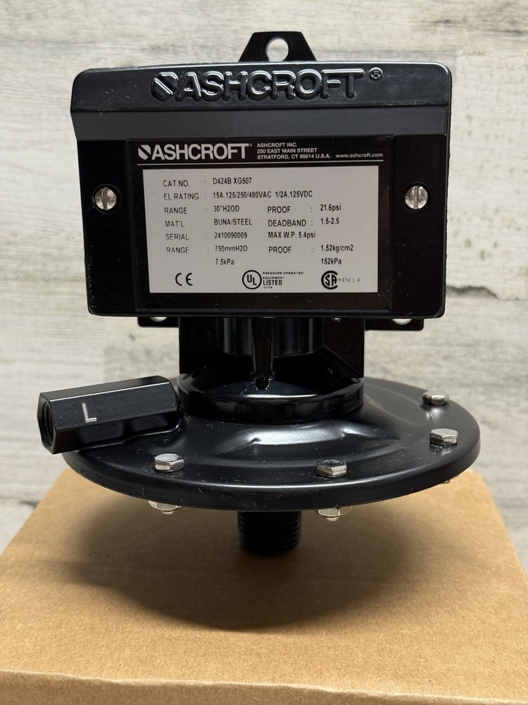 ASHCROFT B424T XG507 PRESSURE SWITCH New