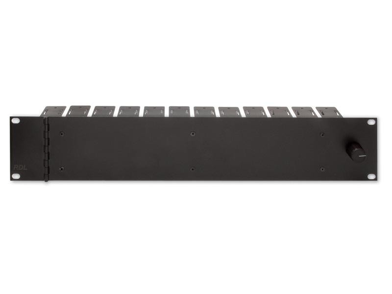 RDL STR-19A Rack Panel 12-Module Stick-On Series Cable Management
