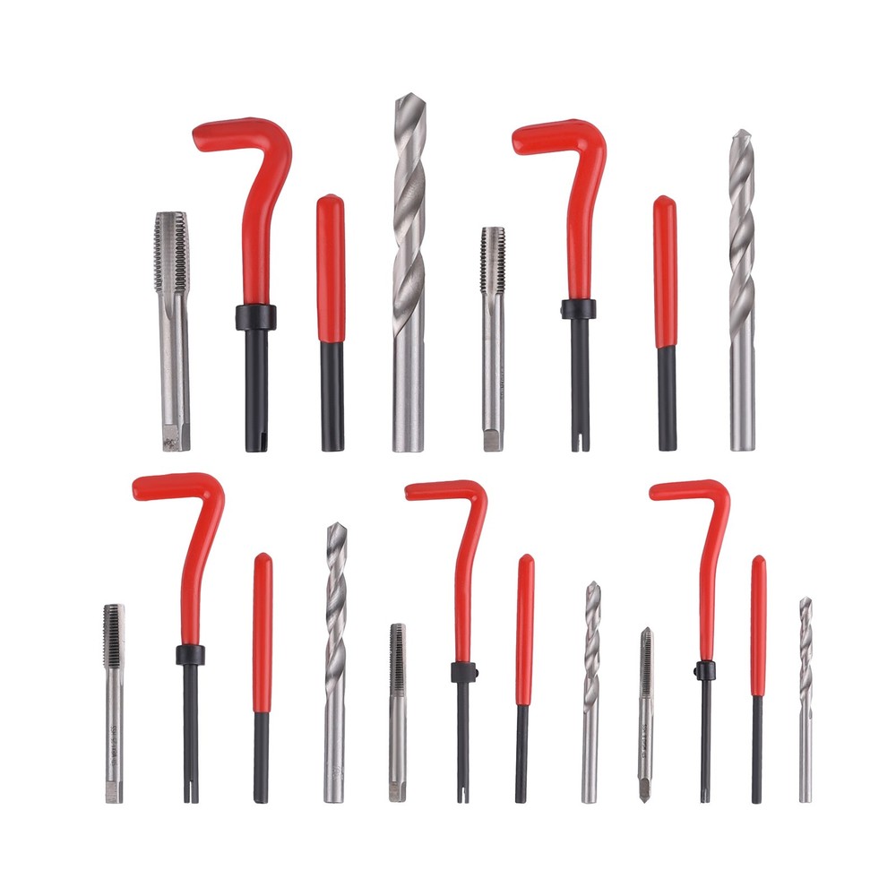 Helicoil Thread Repair Kit Inserts Breaking Pin Tools Screw Taps Drill Bits