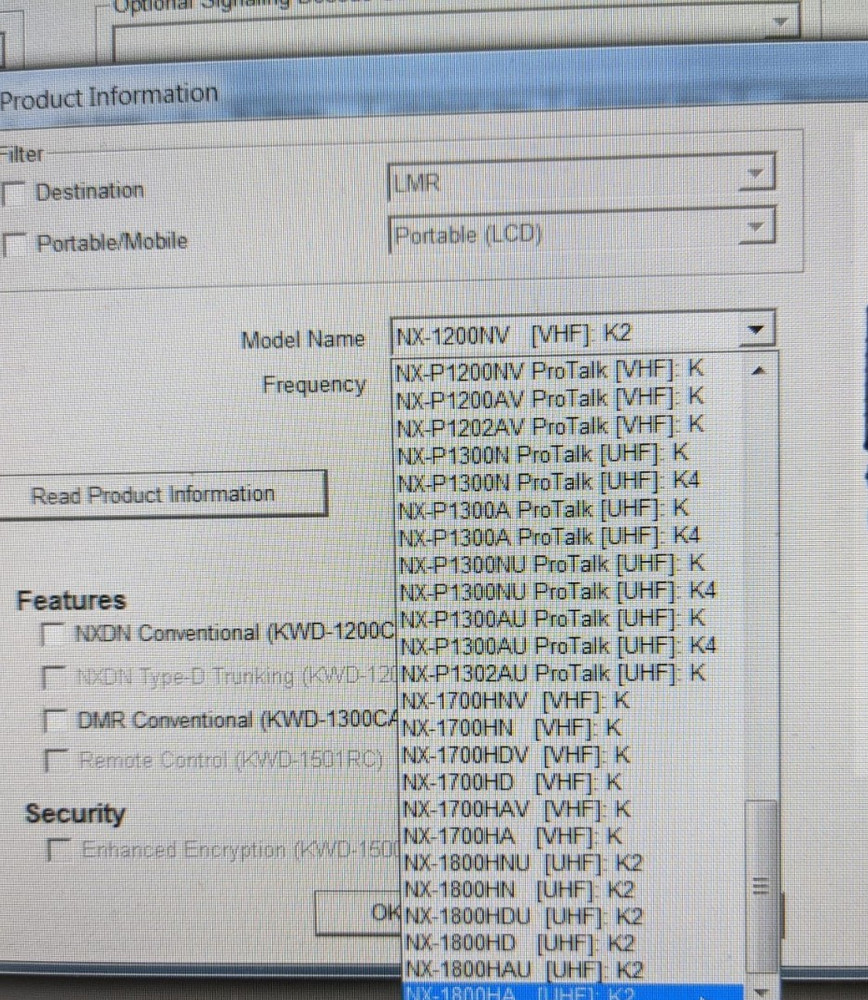 Kenwood KPG-D6 KPG-D6N software programing and coding for NX radios 2026
