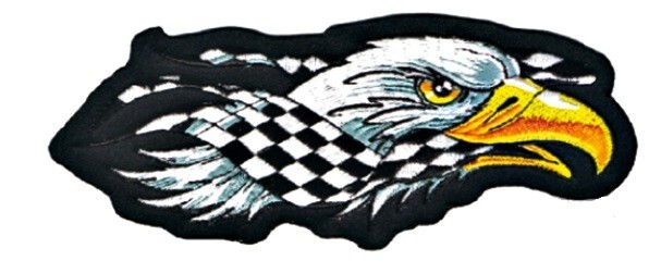 NWOT LETHAL THREAT CHECKERED EAGLE RIGHT PATCH 6.5.x3" ST31054
