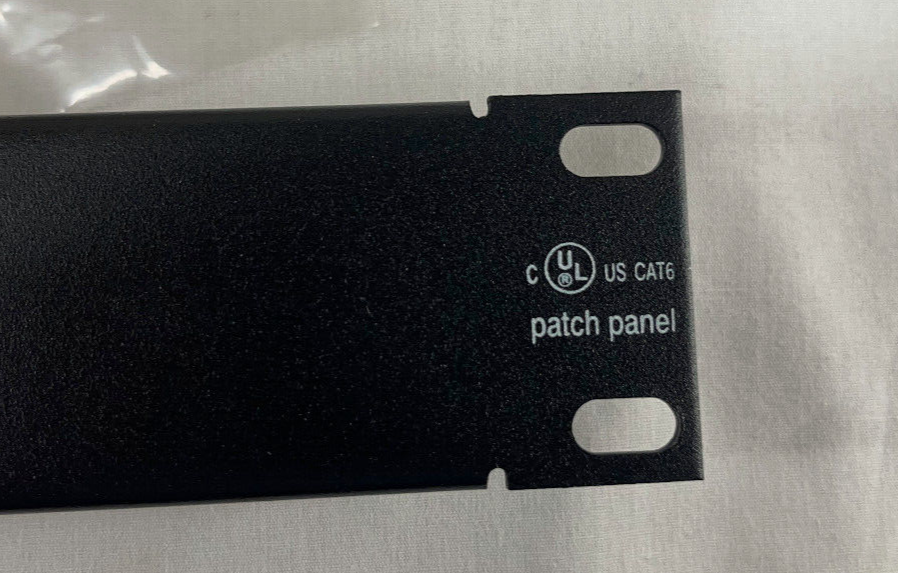 Patch Panel UTP 12 Port Ethernet CAT6/5 RJ45 110 Network