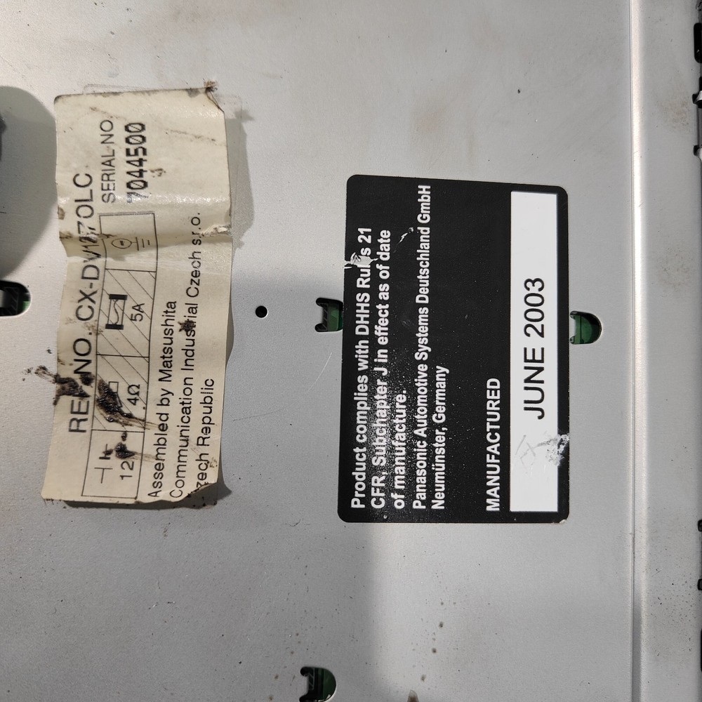 2003 VOLKSWAGEN GOLF CD CHANGER 7044500 #1