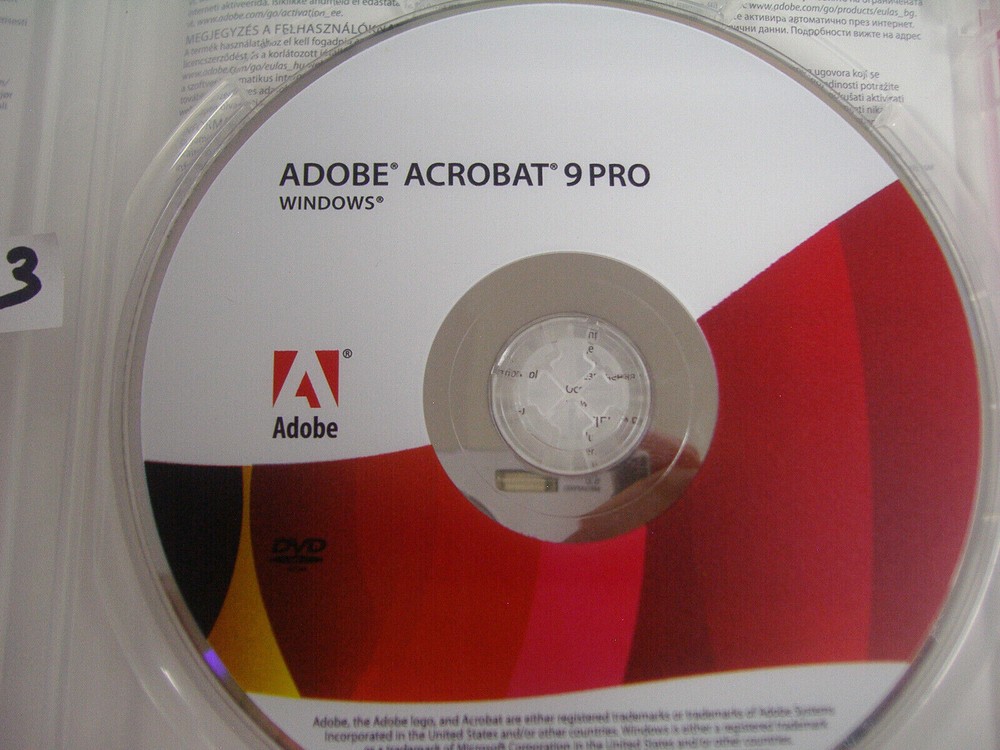 Adobe Acrobat 9 Pro Full for Windows PC Liceensed for 2 PCs =PERMANENT VERSION=