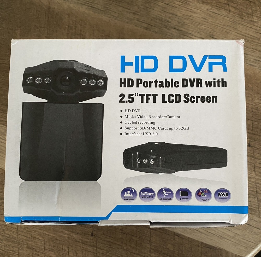 HD Portable DVR with 2.5 TFT LCD Screen