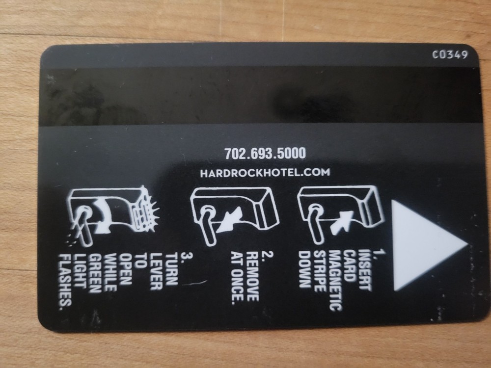 KISS Hard Rock Hotel Keycard