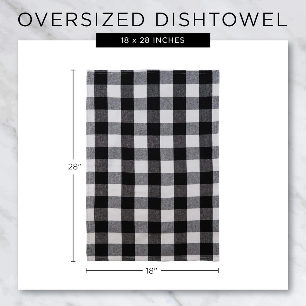 Fall Basics Kitchen Dishtowel Collection Printed & Plaid Fall Dish Towel Set