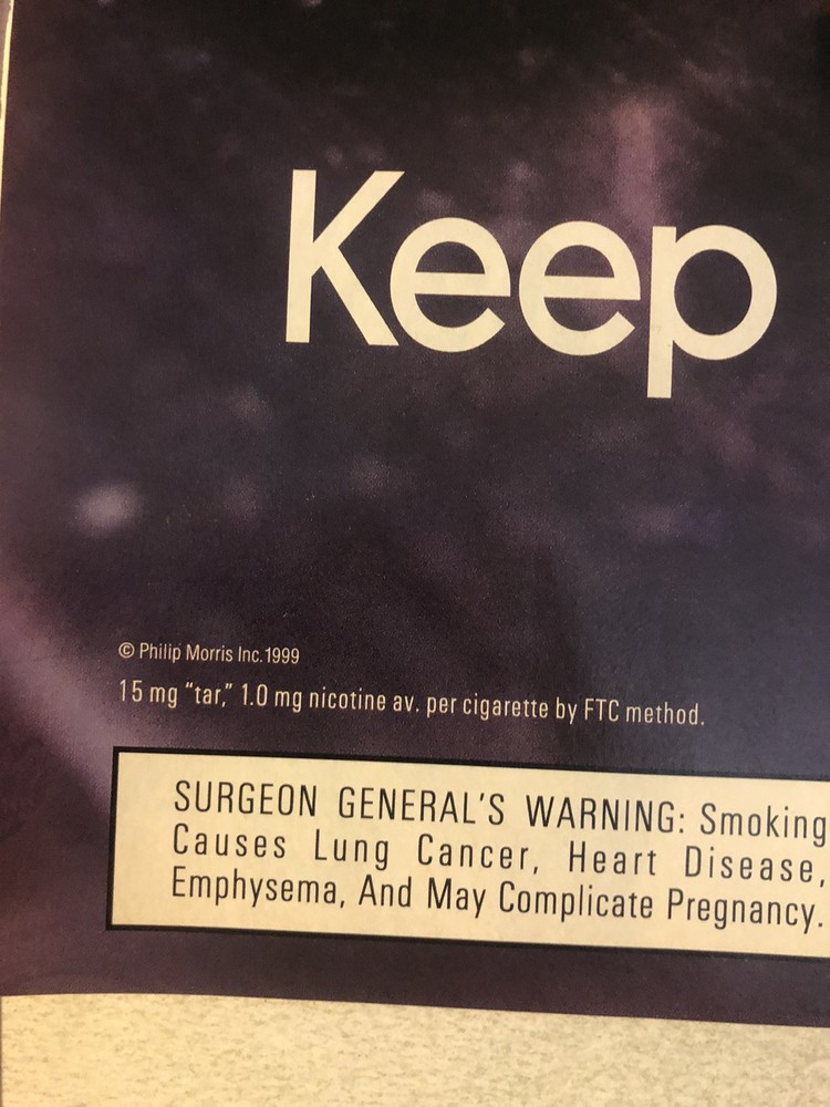 1999 Basic Cigarettes Vintage Print Ad Advertisement pa37