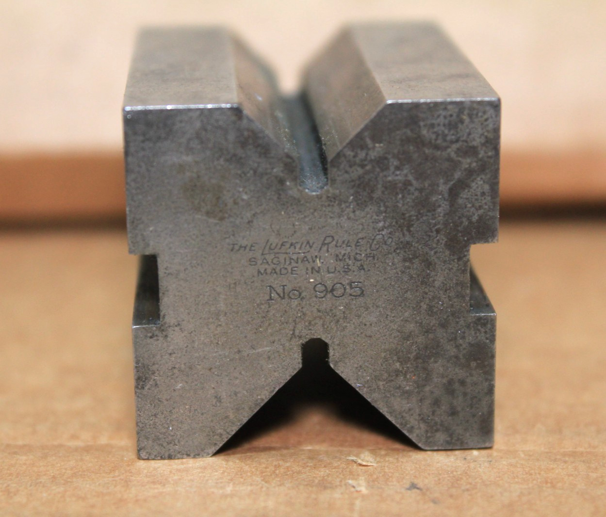 Lufkin No.905 V Block Machinist Tool NO CLAMP Made In USA