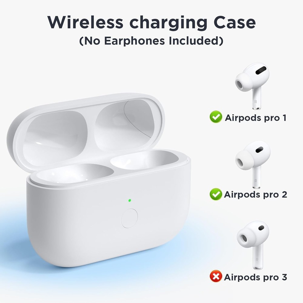 Efficient Type-C Wireless Charger Case for AirPods Pro - Bluetooth Sync Support