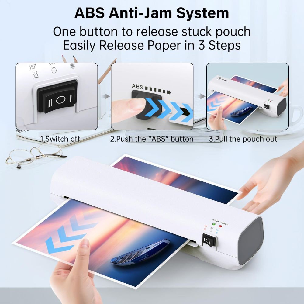 100pcs Laminating Sheets A4/A5/A6 Thermal Laminating Machine for School Office