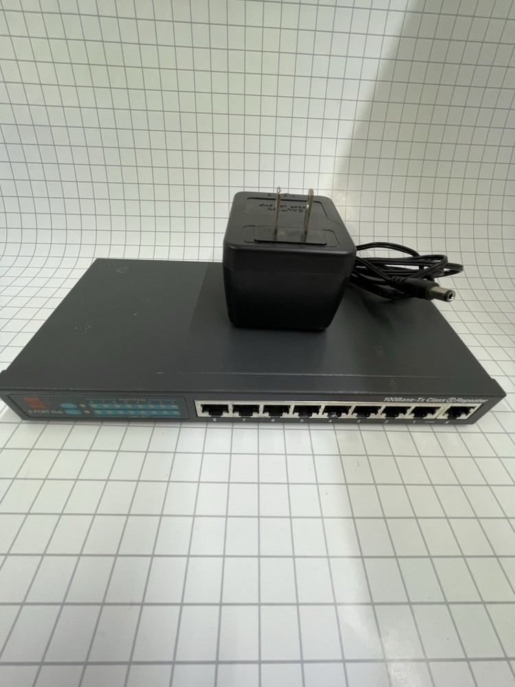 Adotron 100Base-TX Class II Repeater 8 ports