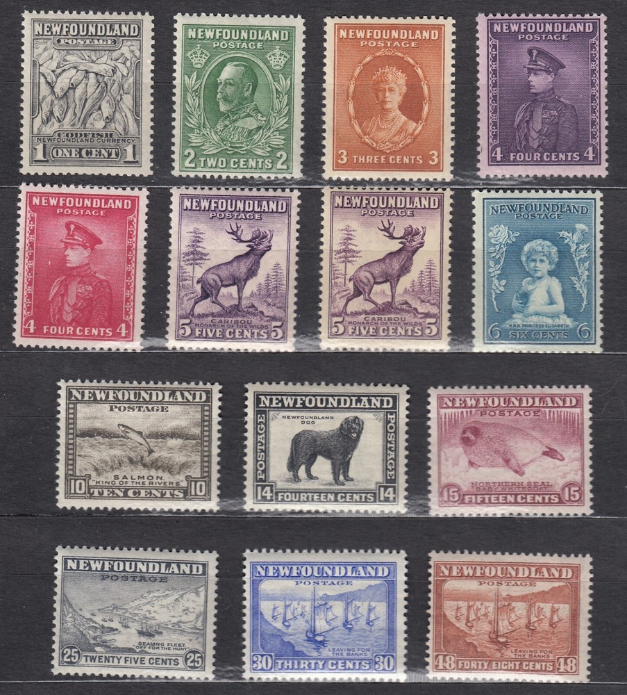 Newfoundland # 184 - 199 Mint Never Hinged Very Fine