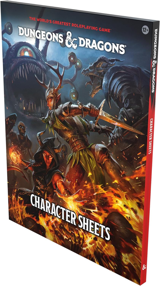 Dungeons & Dragons 2024 Character Sheets Player Accessories