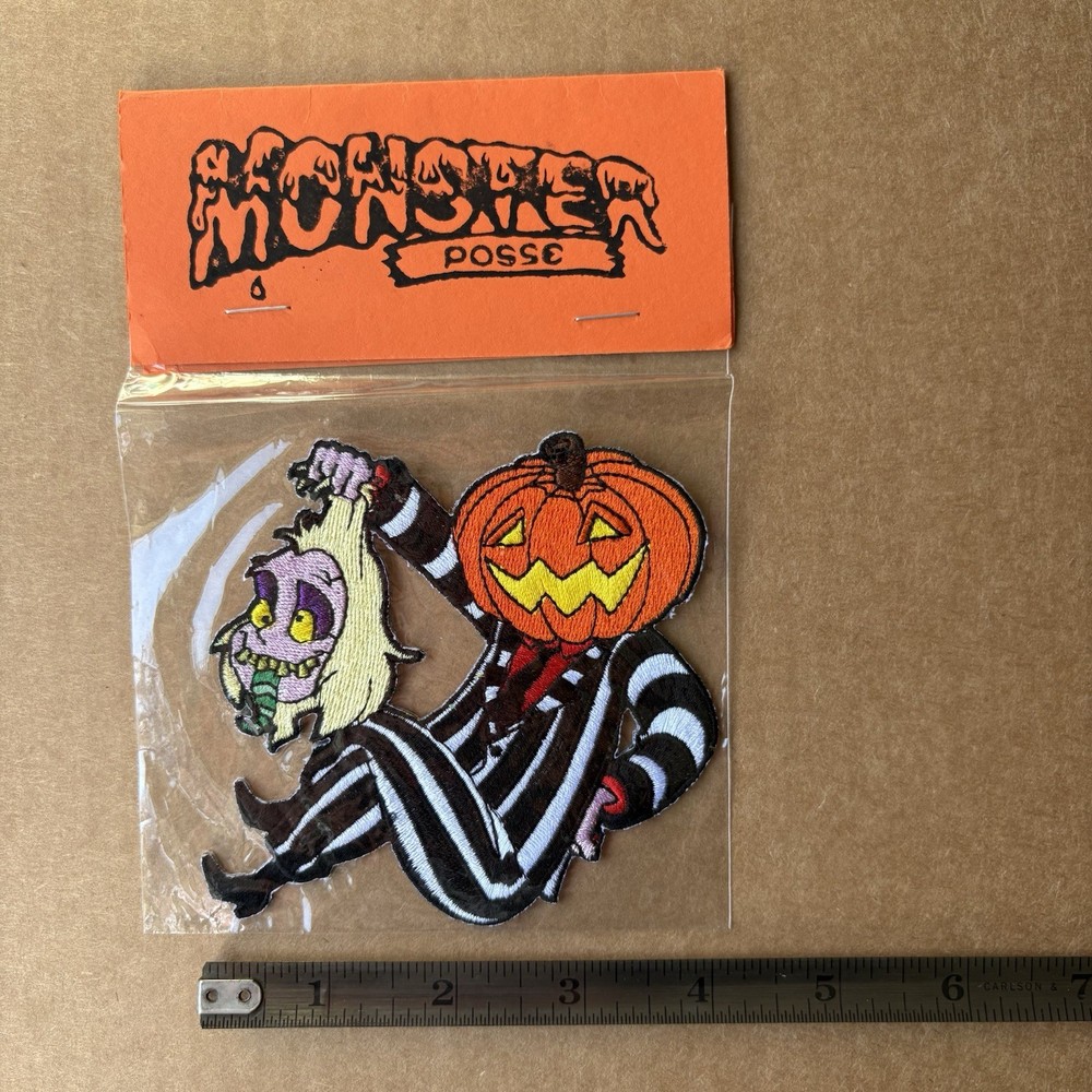 Monster Posse Beetlejuice Patch New