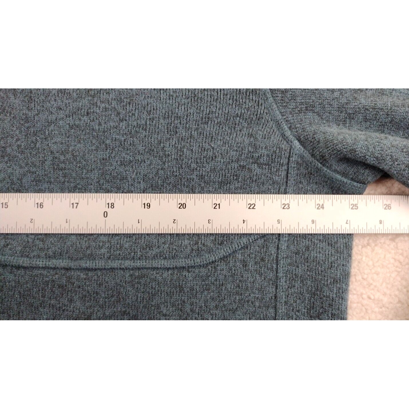 The North Face Mens Fleece Pullover Sweater Blue XL Long Sleeve Quarter Zip