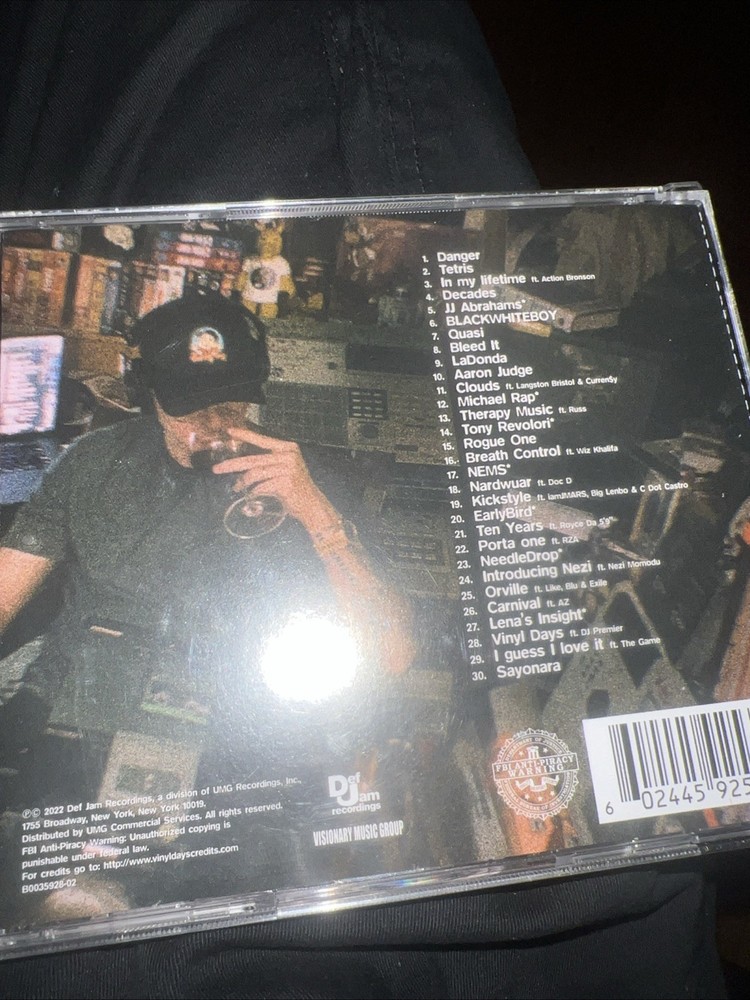 Logic Vinyl Days CD Signed Insert