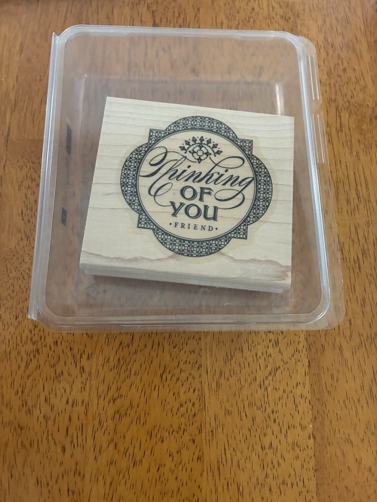 Stampin Up Just Thinking Rubber Stamp