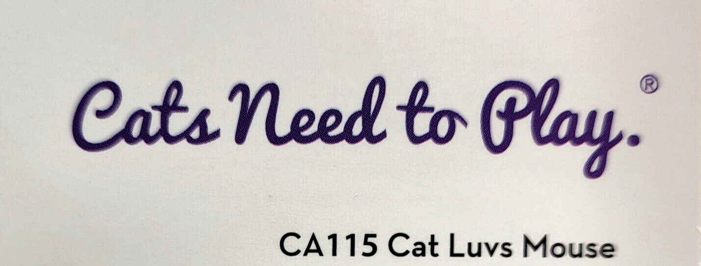 Kong Luvs Mouse Soft Crackling Interactive Catnip Cat Toy 7"