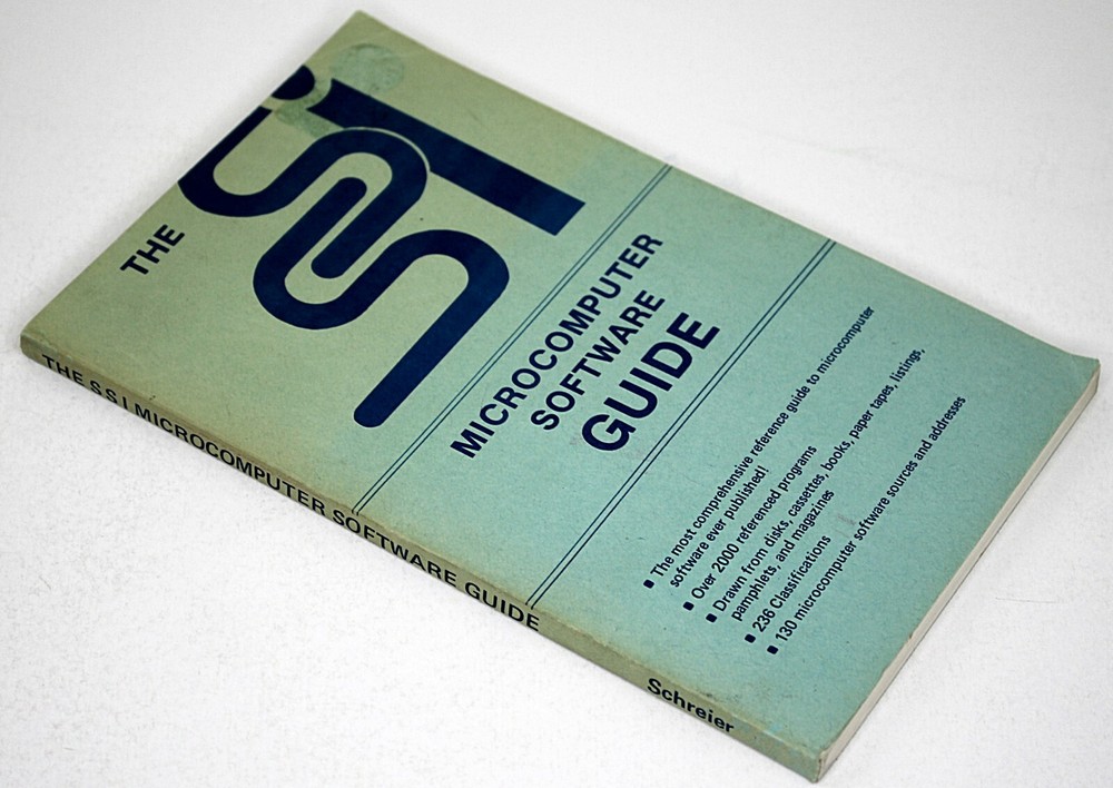 The SSI Microcomputer Software Guide 1978 1st Illustrated Vintage Computing