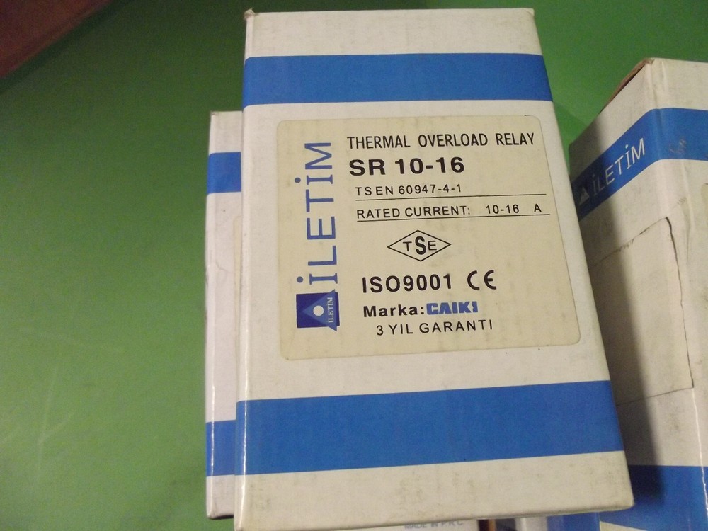 ILETIM SR 10-16 THERMAL OVERLOAD RELAY. Rated current 10 - 16A