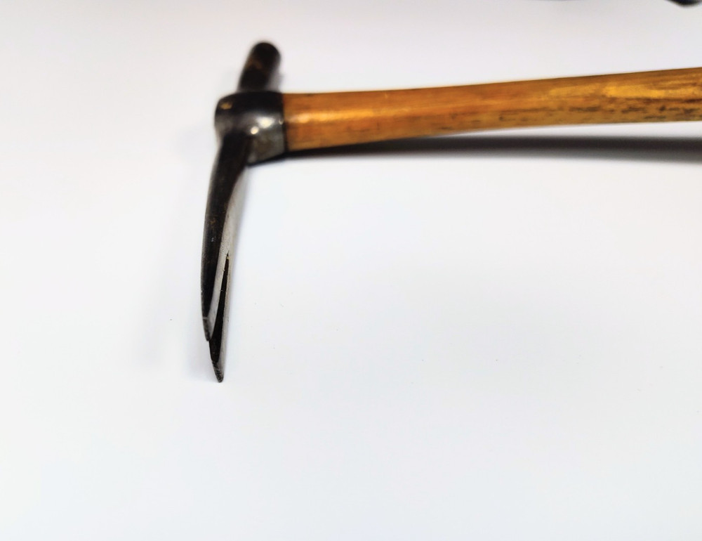 Antique Tact Hammer Oak Handle 12.75"