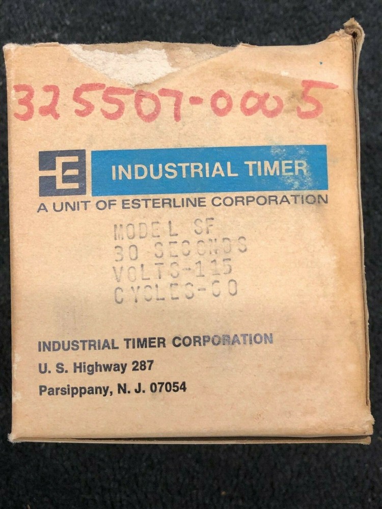 Industrial Timer SF-30 sec 115 volts 60 cycle