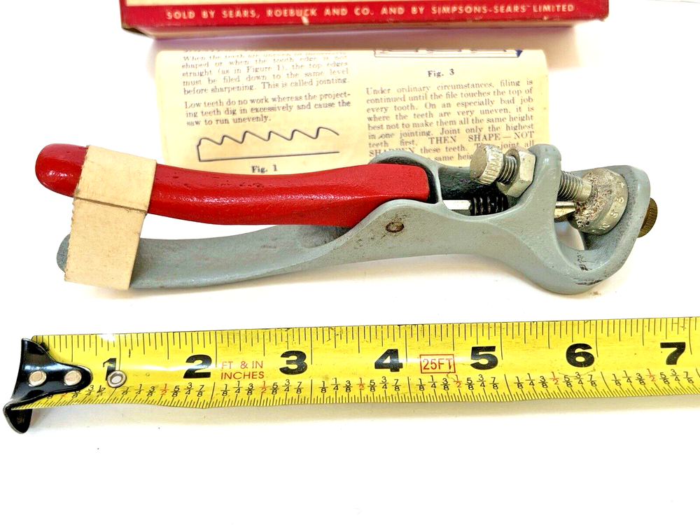 NOS DUNLAP TOOLS SAW SHARPENING TOOL MODEL: 4880