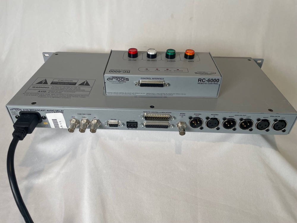 Symetrix Airtools 6100 AES Digital Audio Broadcast Profanity Delay w. Remote