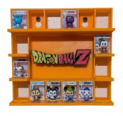 Dragon Ball Z BITTY Pop Display (Holds 16) 3D Printed