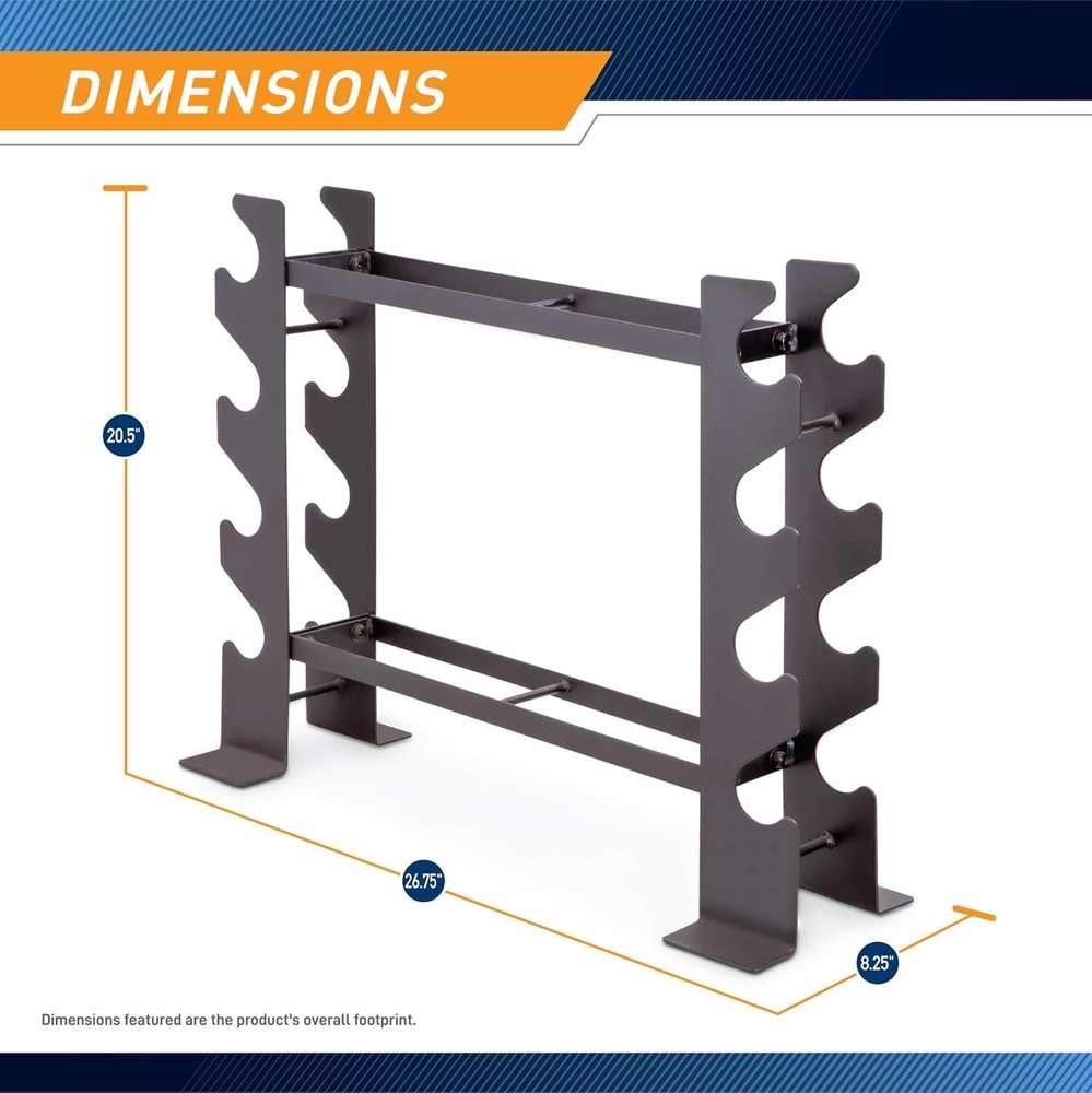 Dumbbell & Kettlebell Storage Rack