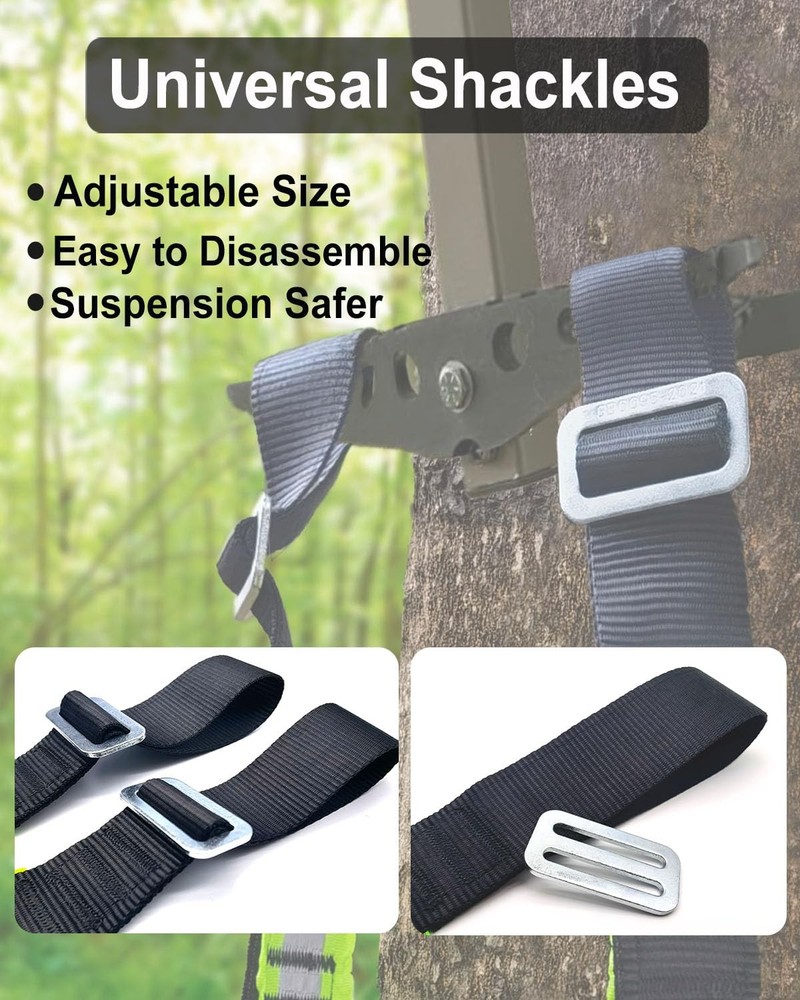 Double-Thickened and Widened 3-Step Climbing Aider for Hunting Tree StepsFall...