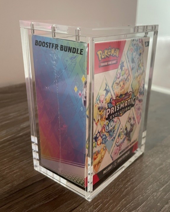 Pokemon Magnetic Booster Bundle Acrylic Case! Pokémon Card Protective Display!