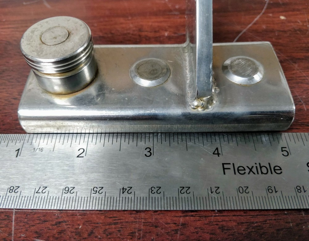 Spinnaker Angled Pole Slider 1/4", Stainless Steel
