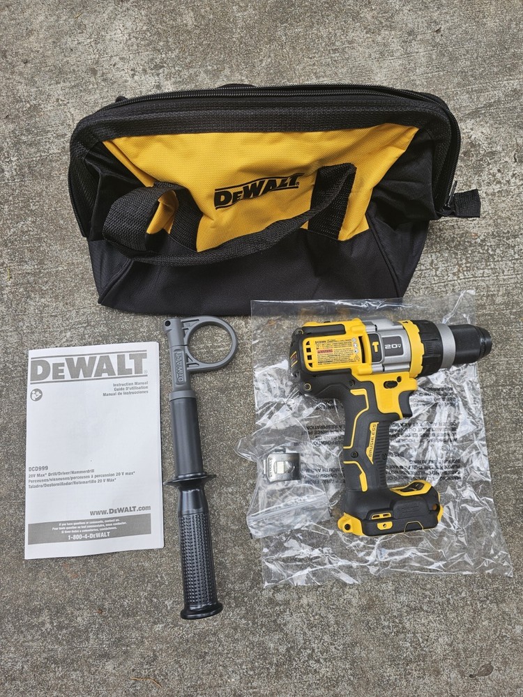 DEWALT DCD999 20V Cordless Hammer Drill FLEXVOLT 60/20V TOOLS ONLY