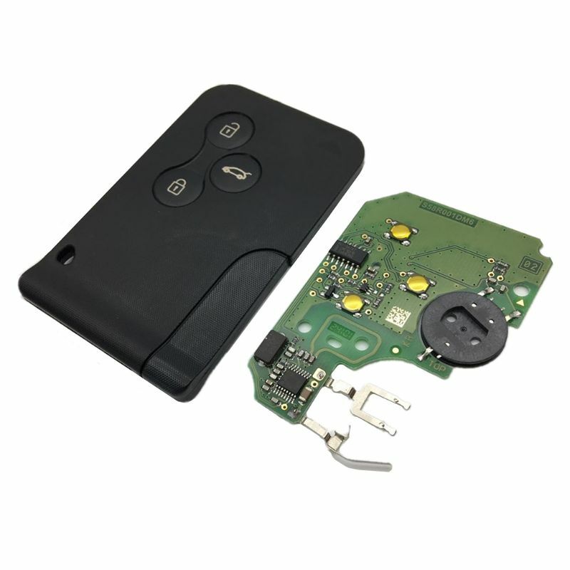 Virgin key card + electronic programming compatible Mégane 2 Scnic 2